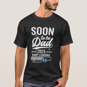 Camiseta Pai de Breve 2025 Anúncio de Gravidez Marido