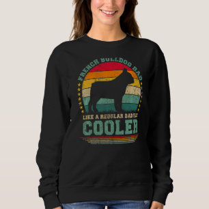 Camiseta Pai De Buldogue Francês Como Um Pai Regular Mas Co