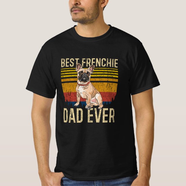 Camiseta Pai de Bulldog Francês (Frente)