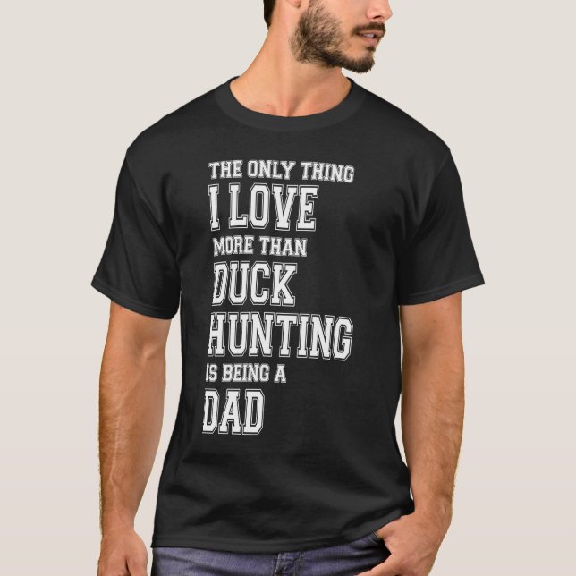 Camiseta Pai de caça a aves aquáticas (Frente)