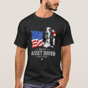 Camiseta Pai De Caça De Base De Mens Alguma Bandeira Americ