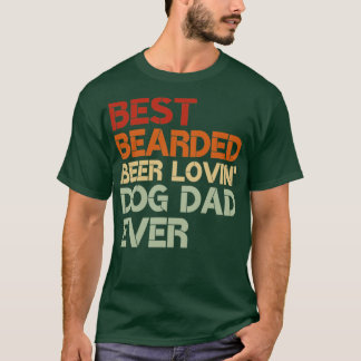 Camiseta Pai De Cachorro Adorável De Cerveja Com Melhor Com