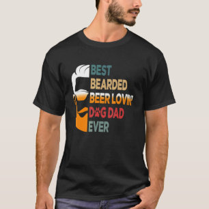Camiseta Pai De Cachorro Adorável De Cervejas De Melhor Com