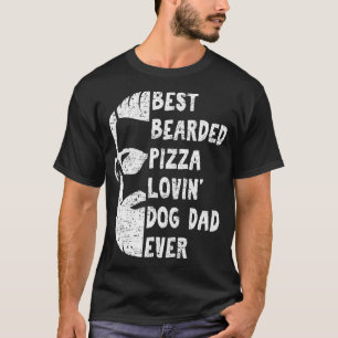 Camiseta Pai De Cachorro Adorável De Pizza Com Melhor Mama