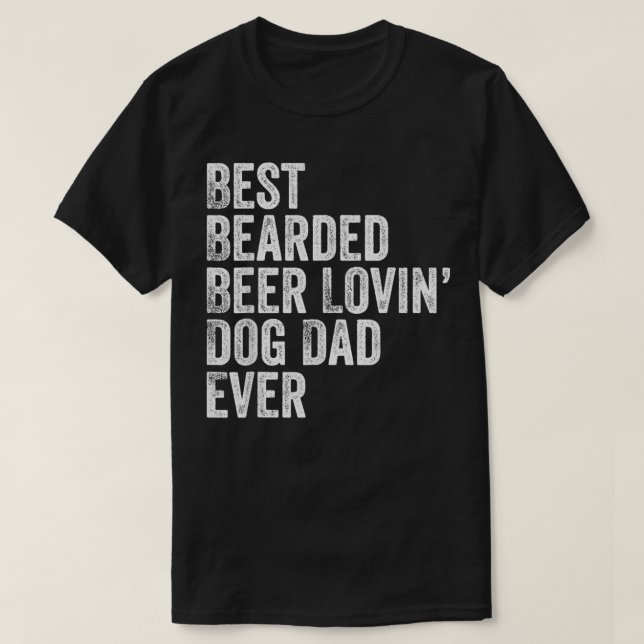 Camiseta Pai de Cachorro Adormecido de Cerveja (Frente do Design)