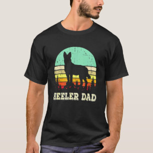 Camiseta Pai de cachorro Blue Heeler Dog Dad Australian Cat