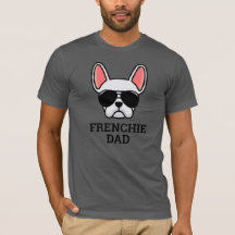 Camiseta Pai de Cachorro Bulldog Francês Branco