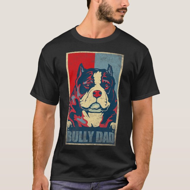 Camiseta Pai de Cachorro - Camisa-Pai Americana de Bolly Vi (Frente)
