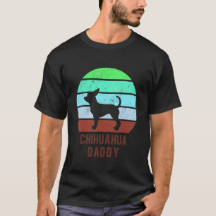 Camiseta Pai de Cachorro Chihuahua Vintage Anos 70 80 Retro