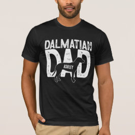 Camiseta Pai de Cachorro Dalmático Pai