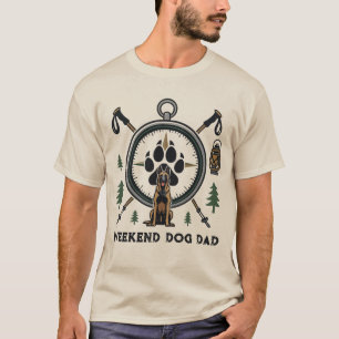 Camiseta Pai de Cachorro de Fim de Semana