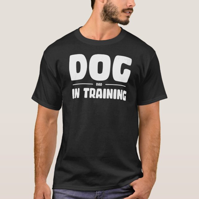 Camiseta Pai de Cachorro de Meninas no Treinamento de Cães (Frente)
