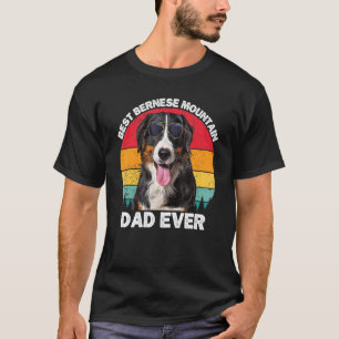 Camiseta Pai De Cachorro De Montanha Bernese Para Homens Pa