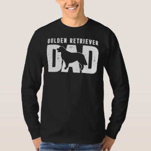 Camiseta Pai de Cachorro do Retriever do ouro