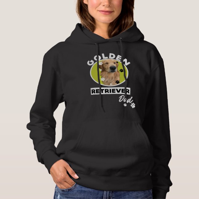 Camiseta Pai de Cachorro do Retriever do ouro (Frente)