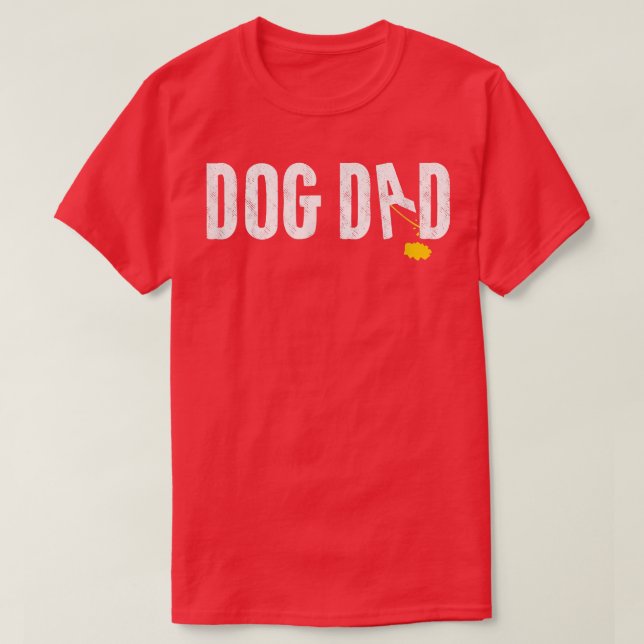 Camiseta Pai de Cachorro Engraçado (Frente do Design)