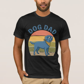 Camiseta Pai de Cachorro Engraçado | Eu Trabalho D