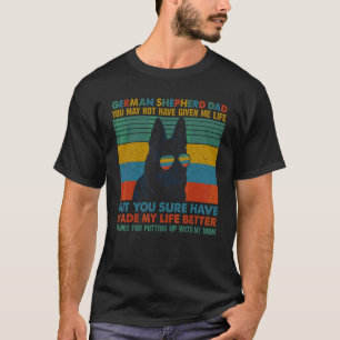 Camiseta Pai De Cachorro german shepherd Que Talvez Não Me 