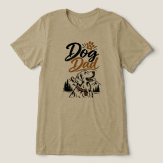 Camiseta Pai de Cachorro Golden Retriever Montanha