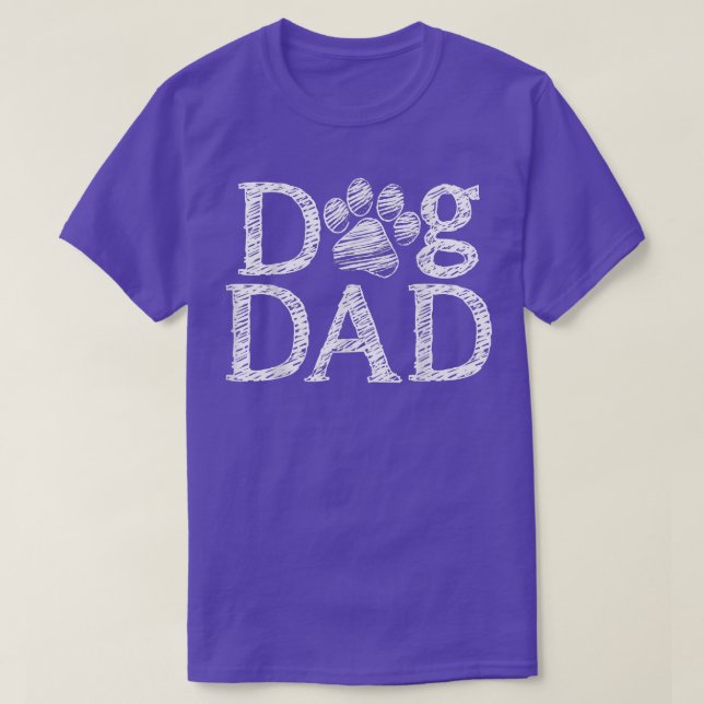 Camiseta Pai de Cachorro Gráfico do Dia do Pai Presente de  (Frente do Design)