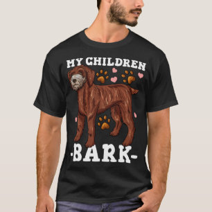 Camiseta Pai de Cachorro Griffon Apontado por Cabeada Mãe