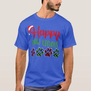 Camiseta Pai de Cachorro Mãe Feliz Natal Feliz Holida
