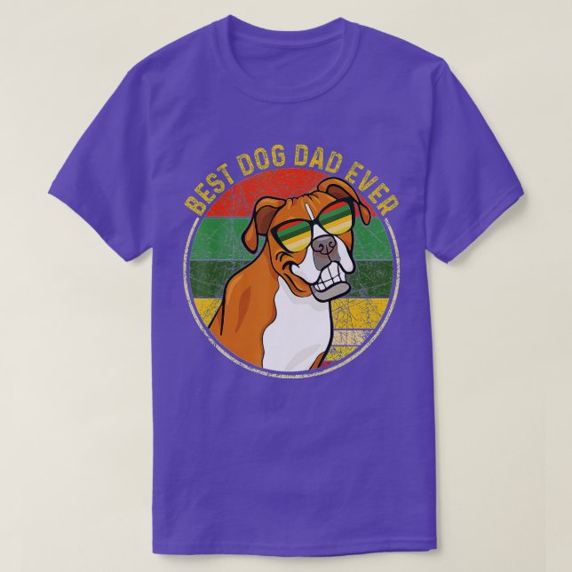 Camiseta Pai De Cachorro Mais Importante Alguma Vez Retro V (Frente do Design)