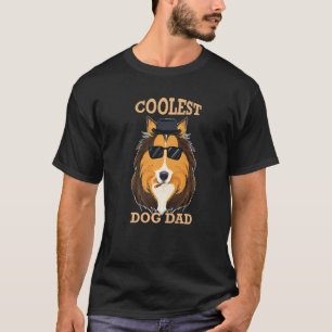 Camiseta Pai De Cachorro Mais Legal Que Collie Pai I Collie
