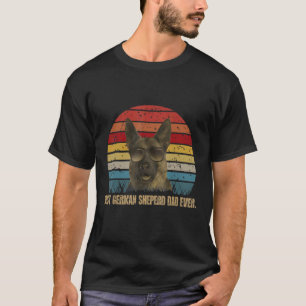 Camiseta Pai De Cachorro Mais Próximo German shepherd Fath 