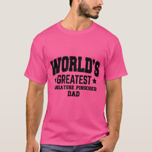 Camiseta Pai de Cachorro Miniatura de Mens