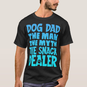 Camiseta Pai de Cachorro O Homem O Mito O Presente do Distr