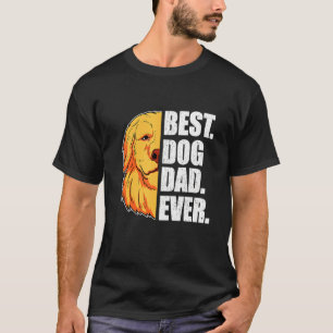 Camiseta Pai De Cachorro Pai De Retirador De Ouro