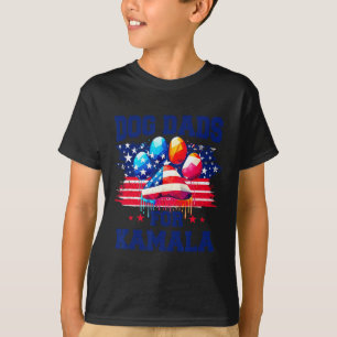 Camiseta Pai de Cachorro para Kamala Eles estão comendo os