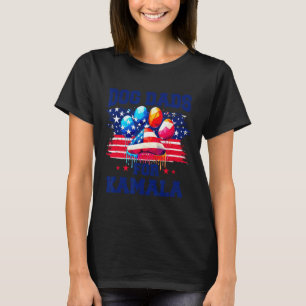 Camiseta Pai de Cachorro para Kamala Eles estão comendo os 