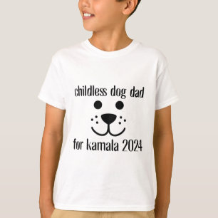 Camiseta Pai de Cachorro Para Kamala Harris 2024