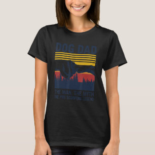 Camiseta Pai De Cachorro Pawpaw O Homem O Mito A Lenda