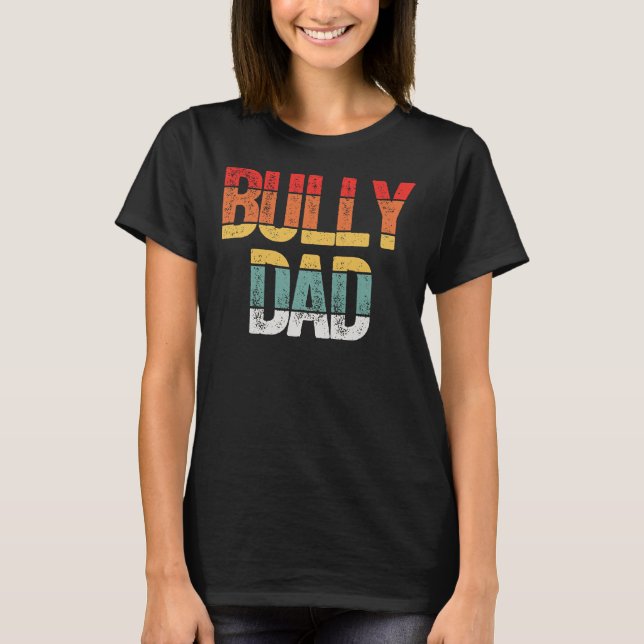 Camiseta Pai de Cachorro Pitbull Pai (Frente)