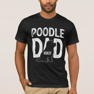 Camiseta Pai de Cachorro Poodle Pai de Cachorrinho
