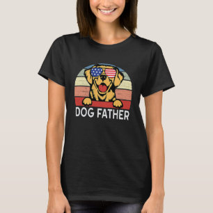 Camiseta Pai de Cachorro Retriever Dourado para Pai de Dads