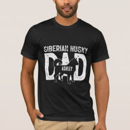 Camiseta Pai de Cachorro Siberiano Pai