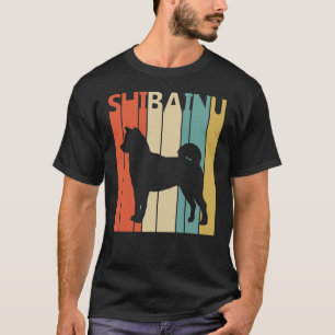 Camiseta Pai De Cães Da Vintage Melhor Shiba Inu Já Dia d