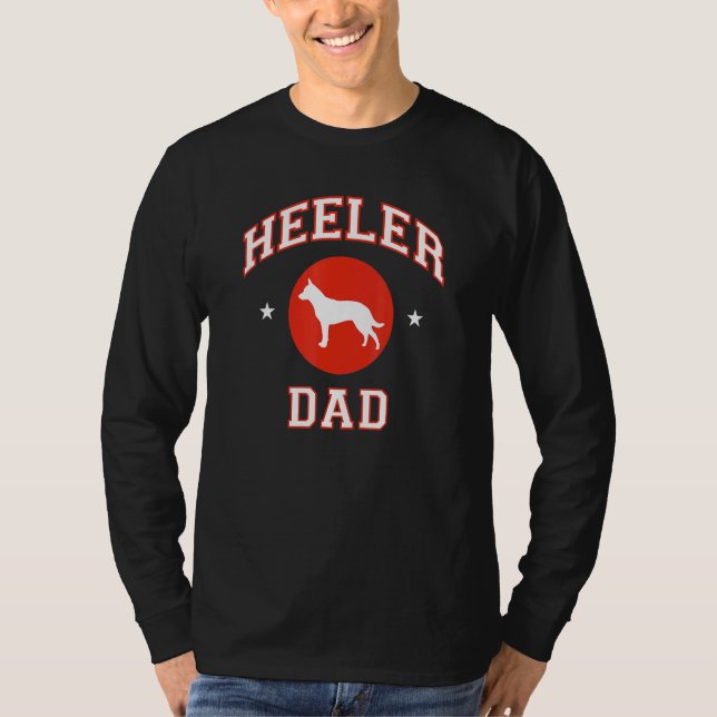Camiseta Pai de Cães de Bovinos Australiano (Frente)