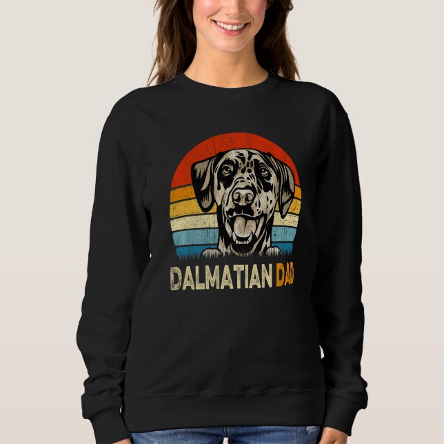 Camiseta Pai de cães de Pai retrorado Dalmaciano (Frente)