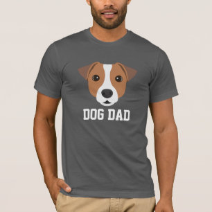 Camiseta Pai de cães Jack Russell Dia de os pais