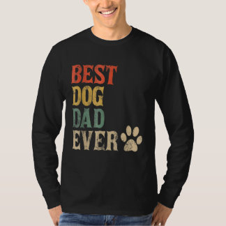 Camiseta Pai De Cães Mais Enorme Nunca Pai De Cães Vintados