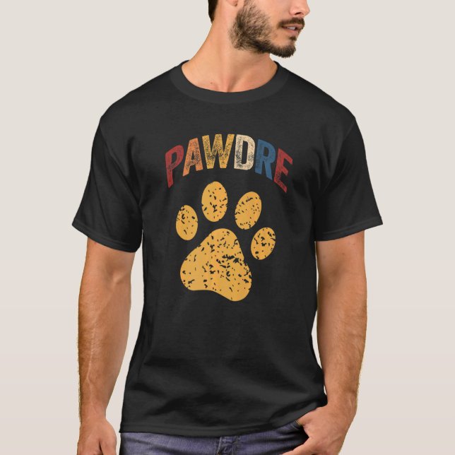 Camiseta Pai De Cães Pawdre Pai De Gato Pets Pet Paw 3 (Frente)