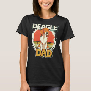 Camiseta Pai De Cães Portáteis Dia de os pais Retro B
