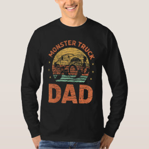 Camiseta Pai de Caminhão do Monstro Padre Papa Grande Camin
