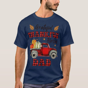 Camiseta Pai de Caminhão Xadrez Vermelho Graças Grata Dom A