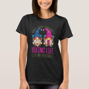 Camiseta Pai De Caminho E Hiker Mamãe Gnomos Para Acampar O